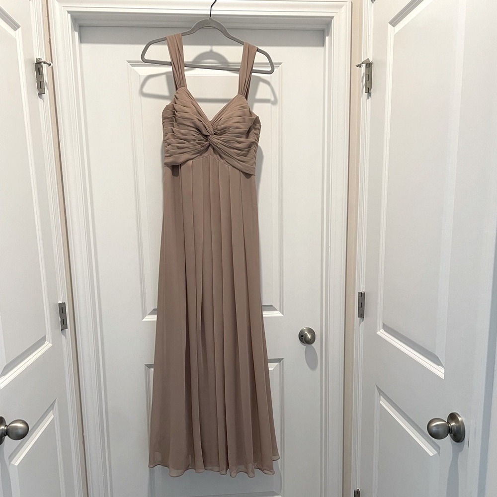 Taupe Bridesmaid Dress